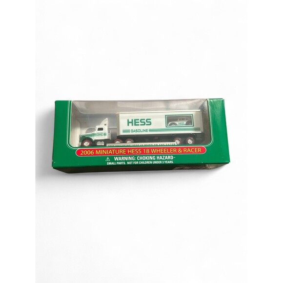 Hess Trucks 2003 Miniature Patrol Car 2006 Miniature 18 Wheeler & Racer NEW - Picture 4 of 5